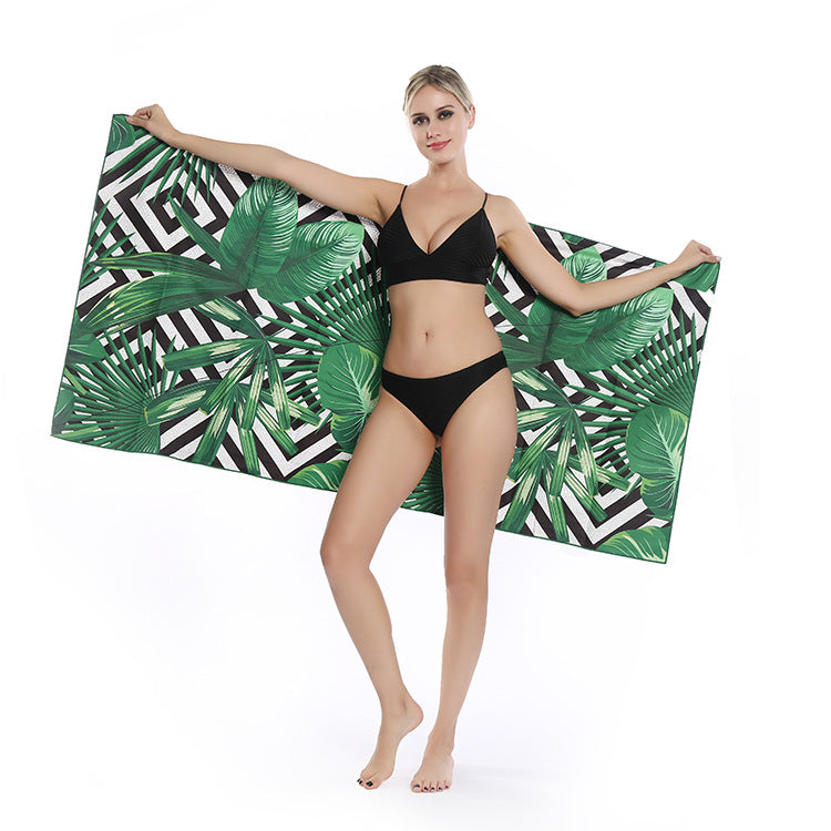 Multifunctional beach towel in creative mandala design Kalsten