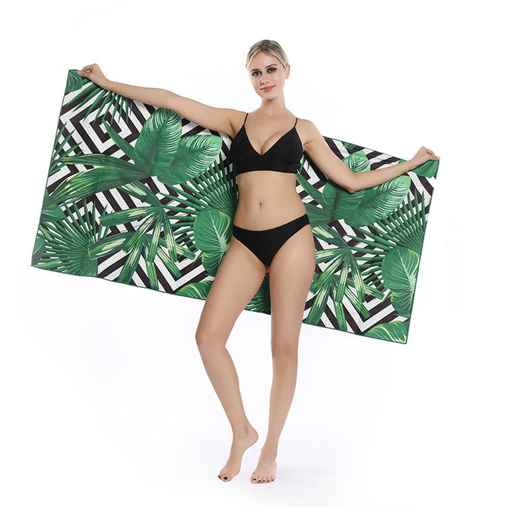 Multifunctional beach towel in creative mandala design Kalsten