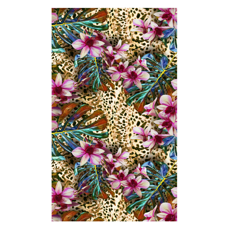 Beach towel with creative floral design Kalsten