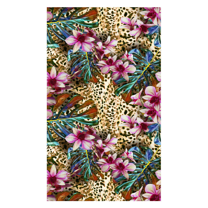 Beach towel with creative floral design Kalsten