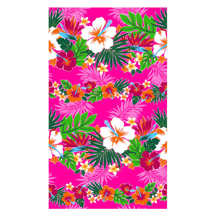 Beach towel with creative floral design Kalsten