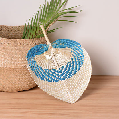 Handcrafted fan made from natural materials Acalora