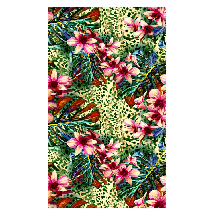 Beach towel with creative floral design Kalsten