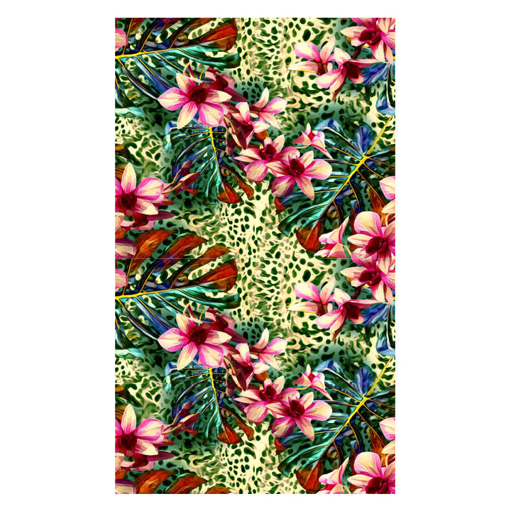Beach towel with creative floral design Kalsten