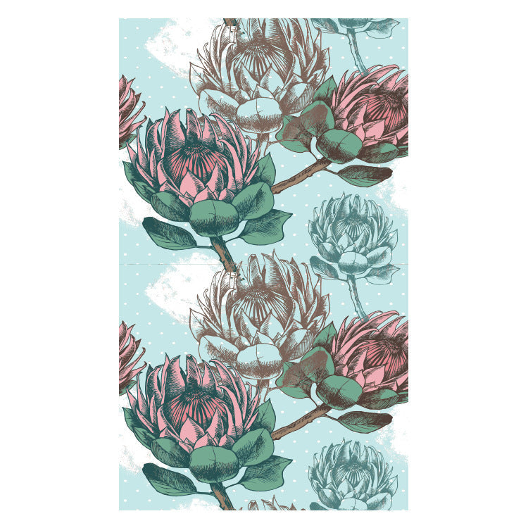 Beach towel with creative floral design Kalsten