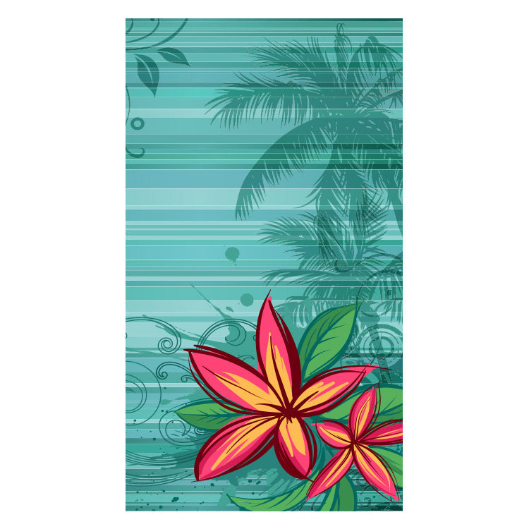 Beach towel with creative floral design Kalsten