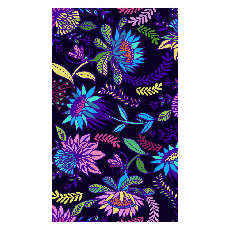 Beach towel with creative floral design Kalsten