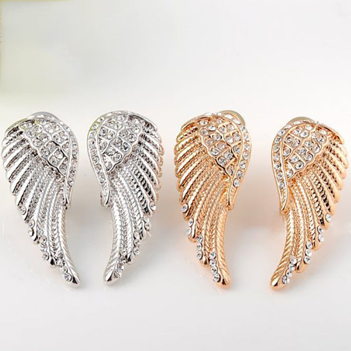 Crystal Wing-Inspired Brooch Kalsten