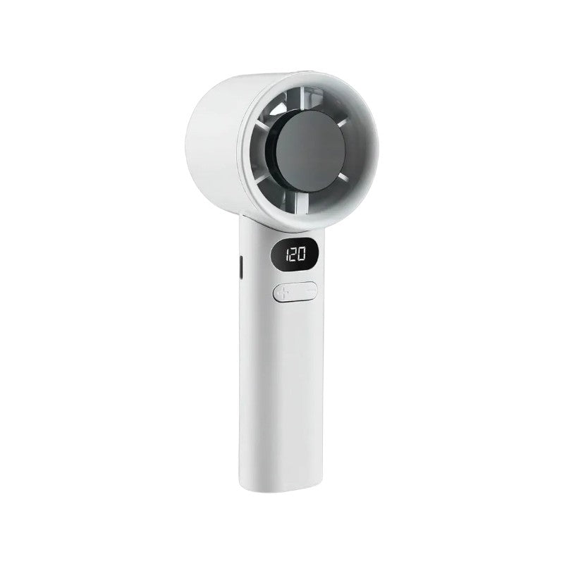 MTech Handheld High-Speed Fan – Rechargeable USB Mini Fan with 120 Speeds & Display | Kalsten