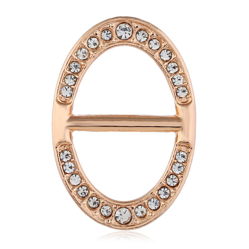 Decorative Rhinestone-Embellished Brooch Kalsten