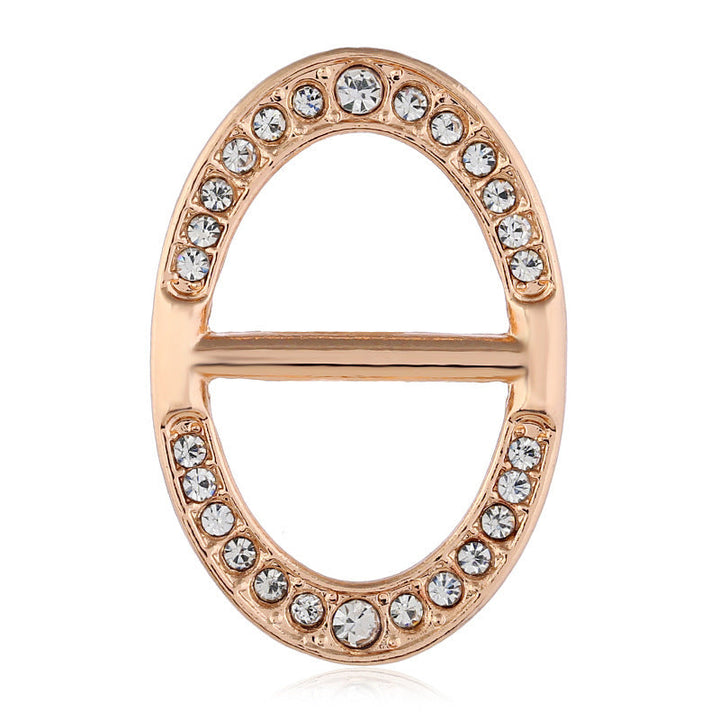 Decorative Rhinestone-Embellished Brooch Kalsten