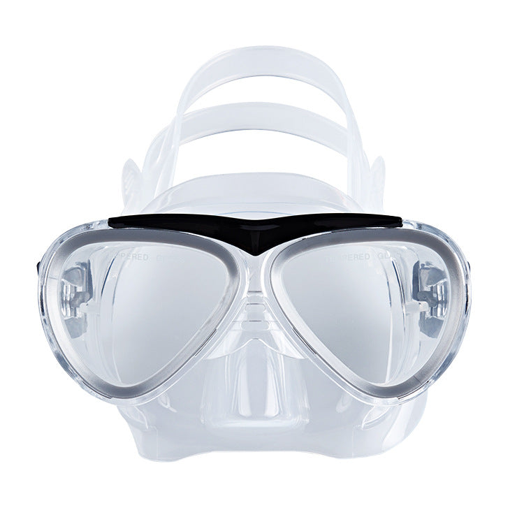Diving mask with elastic adjustment and anti-fog technology Kalsten
