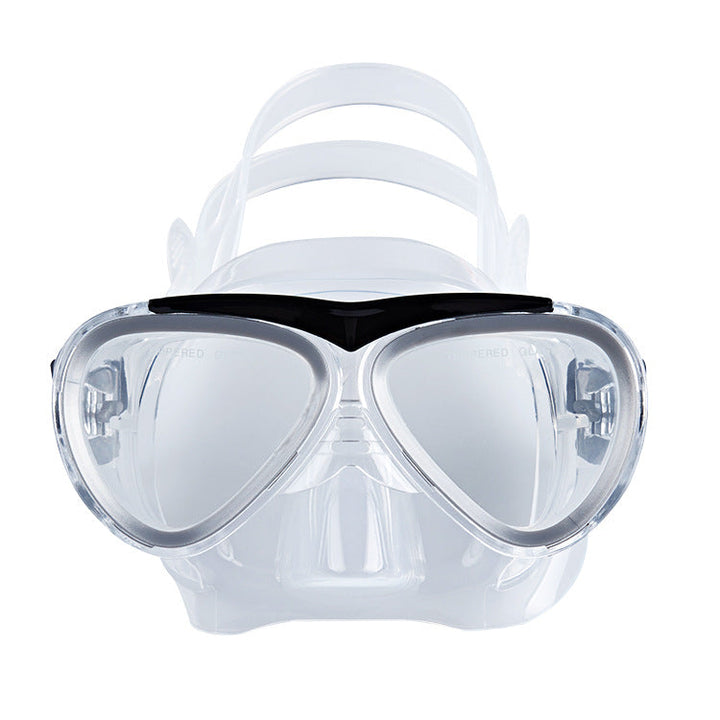 Diving mask with elastic adjustment and anti-fog technology Kalsten