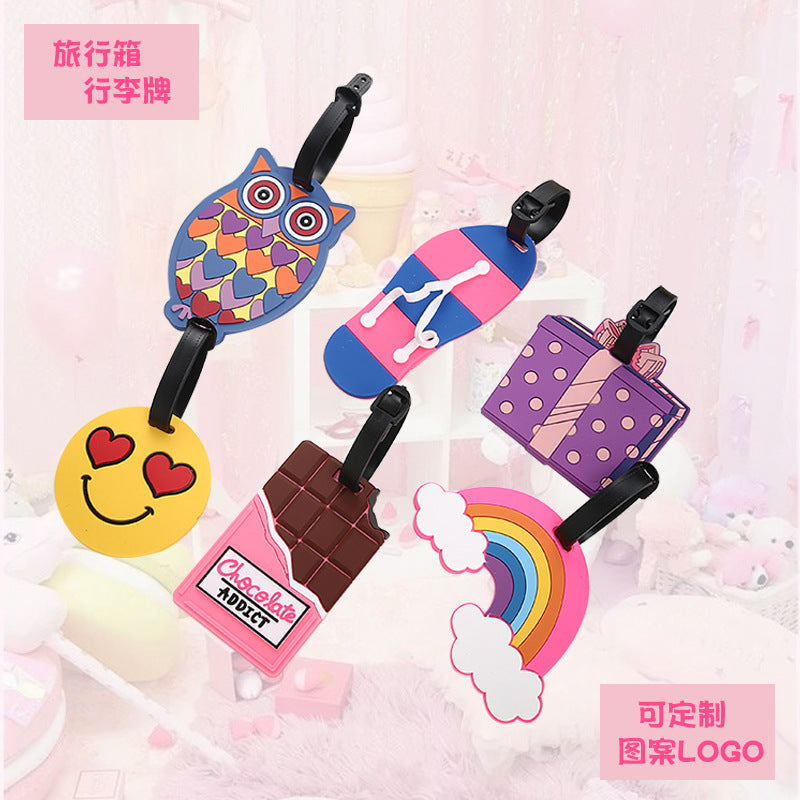 Unisex Chocolate-Themed Luggage Identifier Kalsten