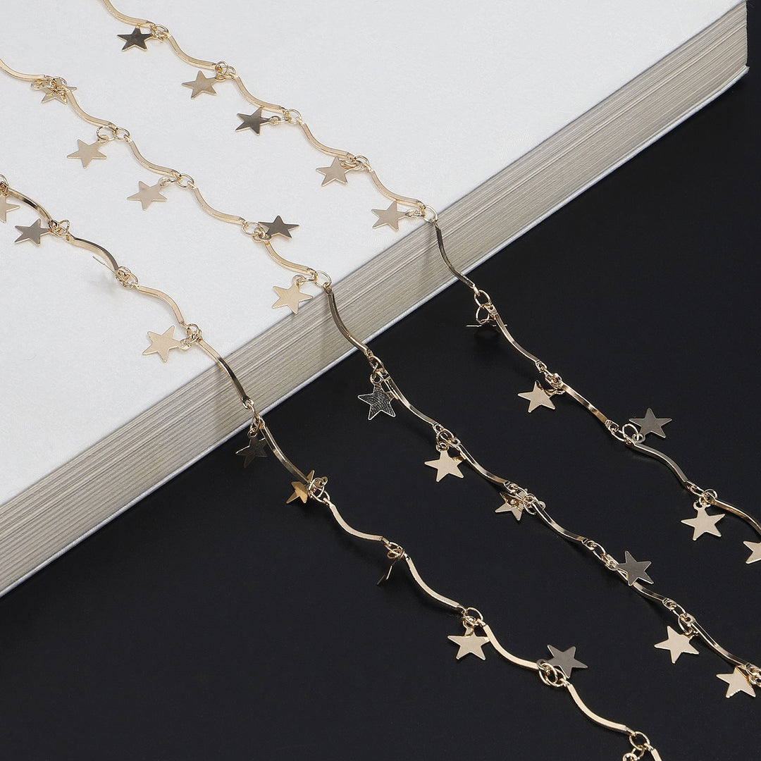 Star-Decorated Eyewear Chain Kalsten