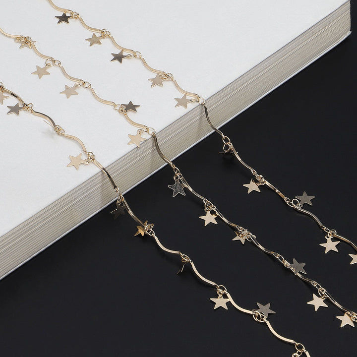 Star-Decorated Eyewear Chain Kalsten