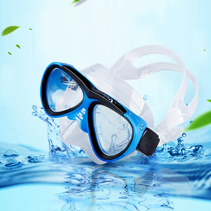 Diving mask with elastic adjustment and anti-fog technology Kalsten