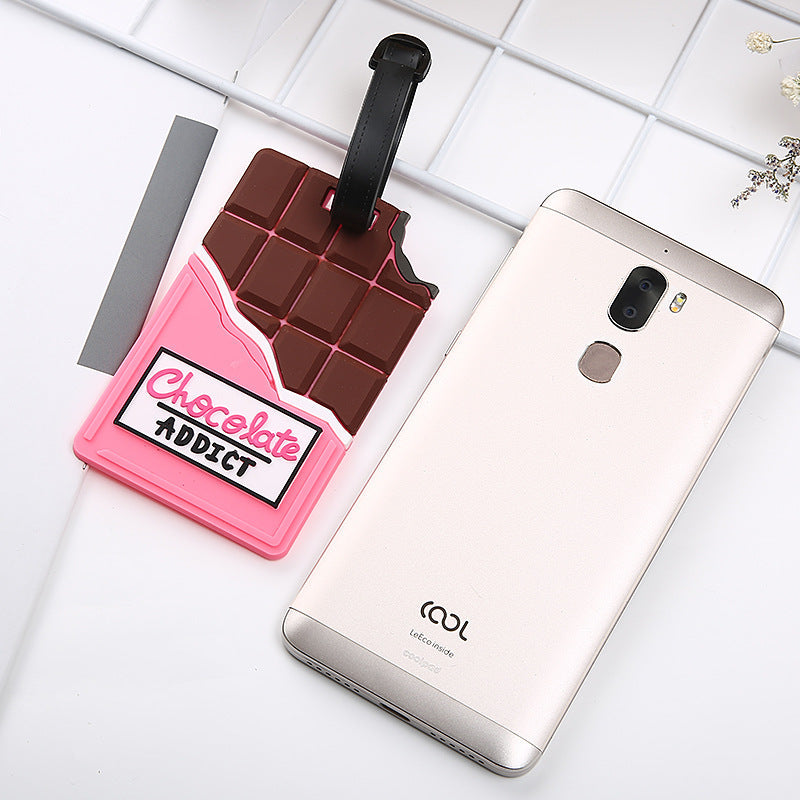 Unisex Chocolate-Themed Luggage Identifier Kalsten