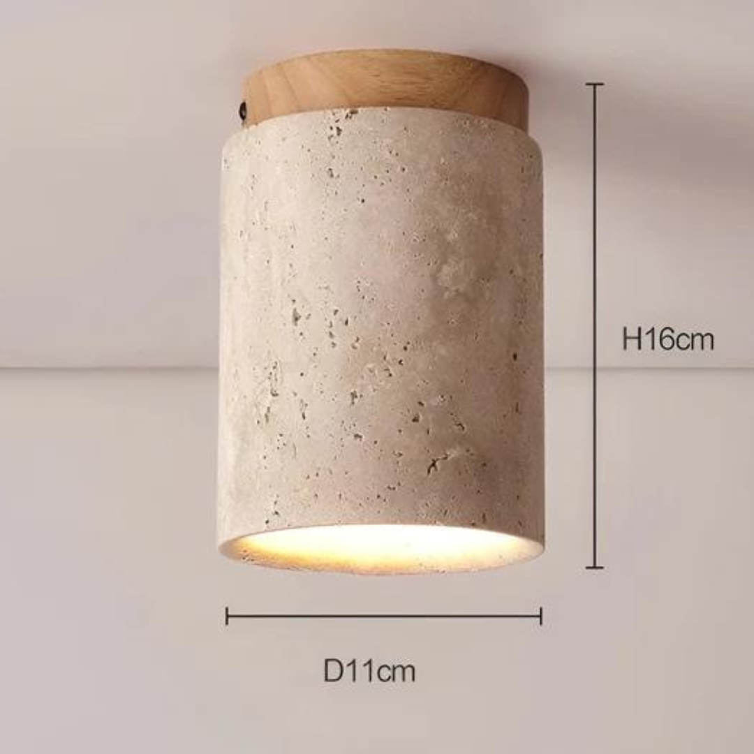 Trendy Round Japanese Style Ceiling Lamp - ZenLight | Kalsten