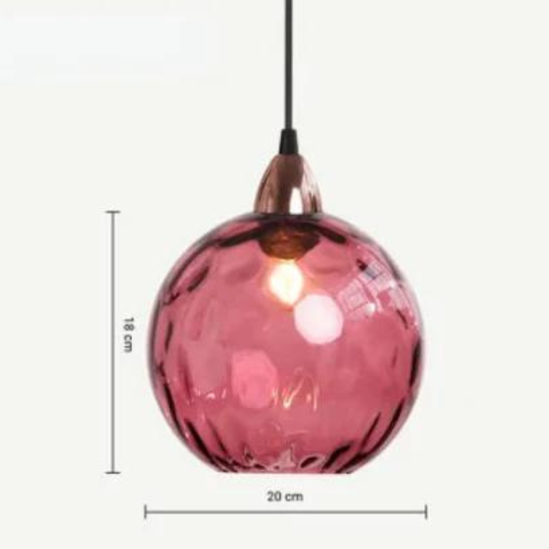Elegant Glass Sphere Pendant Lamp for Luxury Interiors Kalsten