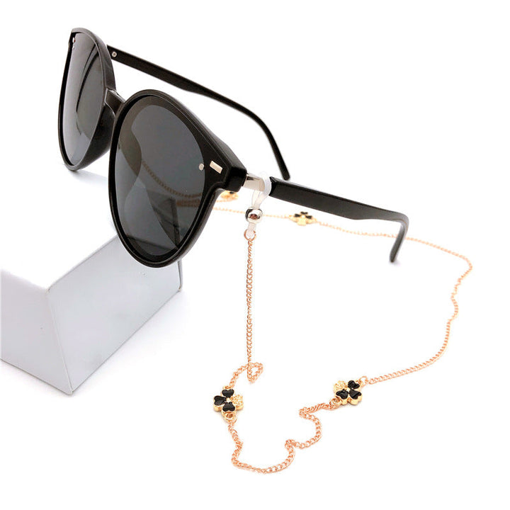 Elegant Floral Charm Eyewear Chain Kalsten