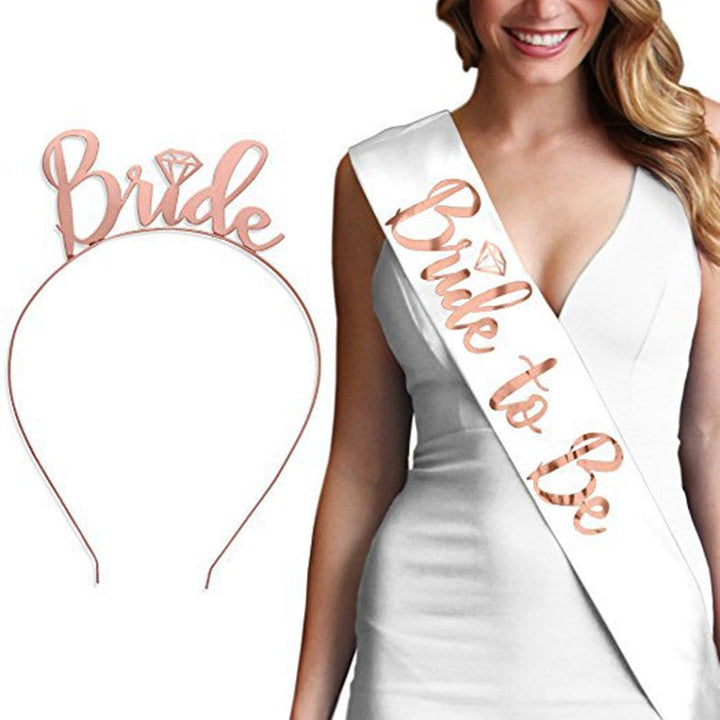 Women's Wedding Crown with Text Kalsten