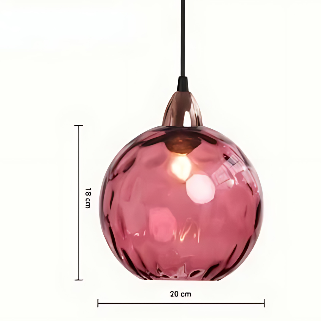 Elegant Glass Sphere Pendant Lamp for Luxury Interiors Kalsten