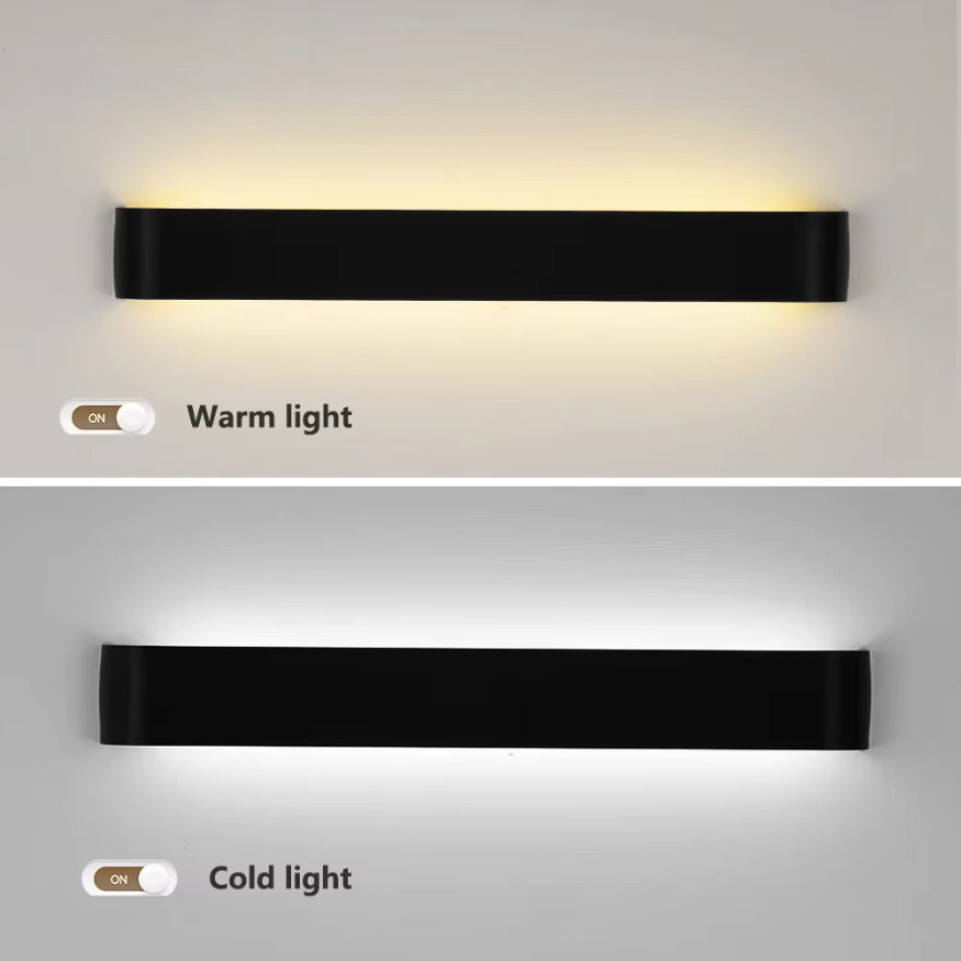 Nordic LED Wall Light - Modern Brushed Aluminum Indoor Wall Light | Kalsten