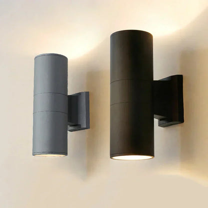 Aluminium outdoor wall lamp with LED - Modern light for garden and terrace | Karnz