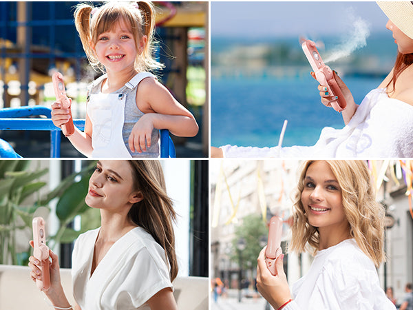 Misting Fan Portable, Handheld Personal Mister Fans | Kalsten
