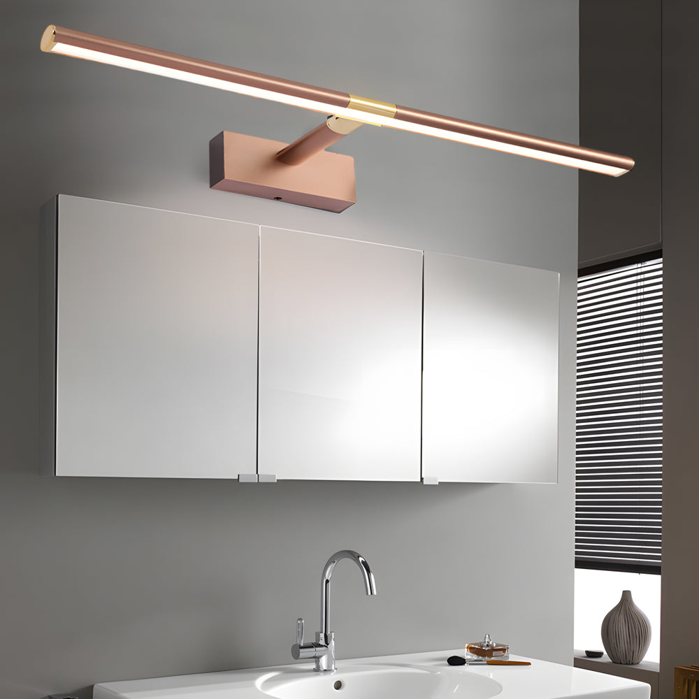 Retractable LED Bathroom Vanity Light with Adjustable Rod and Matte Finish | Kalsten