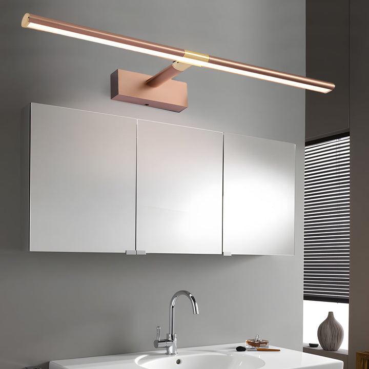 Retractable LED Bathroom Vanity Light with Adjustable Rod and Matte Finish | Kalsten