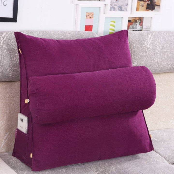LoungeEase | Backrest Pillow for Reading and TV - Lumbar Support Adjustable Bed Pillow - Comfort Posture - Versatile Use Pillow Kalsten