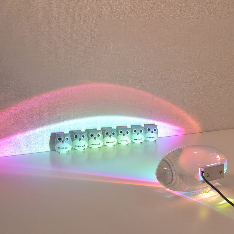 Creative Crystal Projection Angel Eyes LED Table Lamp | Kalsten