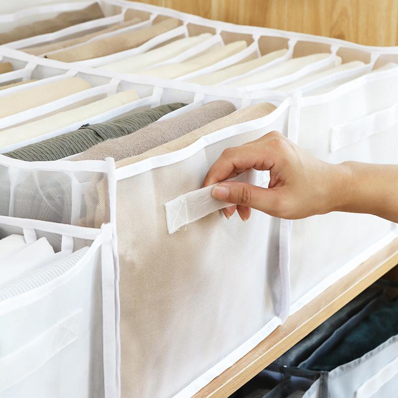 7 Grids Wardrobe Clothes Mesh Divider Organizer | Kalsten