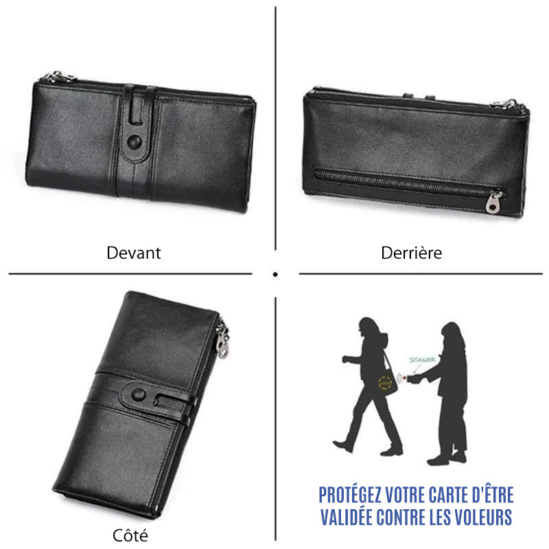 Long Wallet in Genuine Leather | Kalsten
