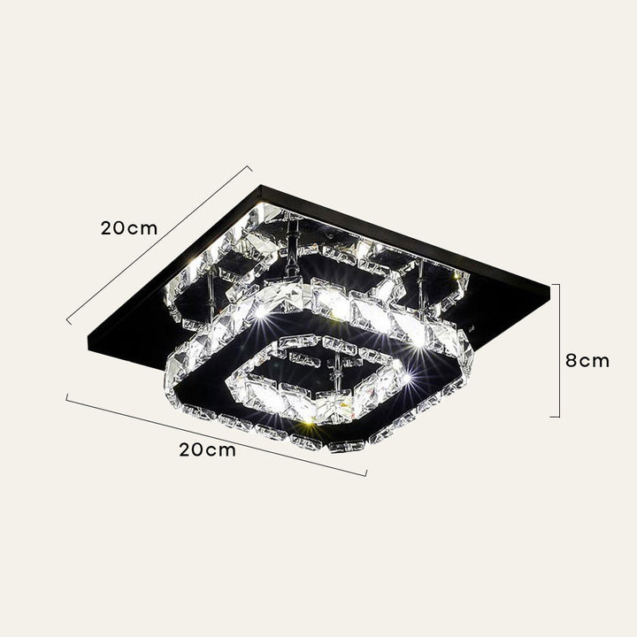 Crystal LED Recessed Ceiling Lamp Kalsten