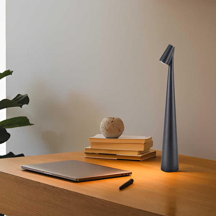 Modern Conical Stem Accent Table Lamp LED | Kalsten