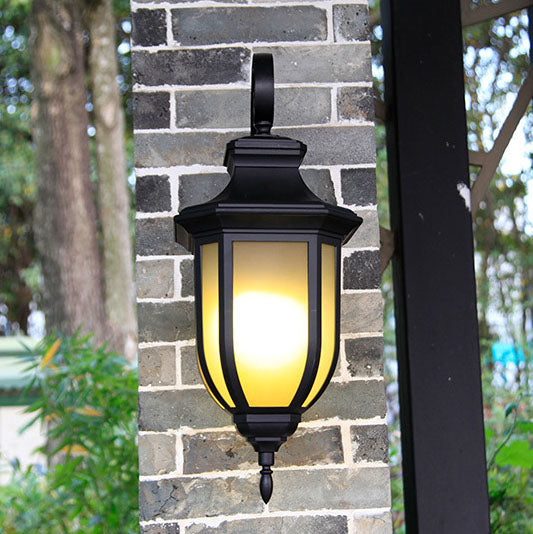 Modern European Minimalist Aluminum Alloy Square Outdoor 1-Light Wall Sconce Lamp | Kalsten