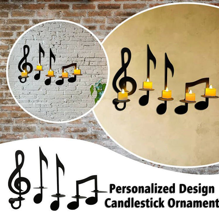 Black Musical Note Wall Light | Kalsten