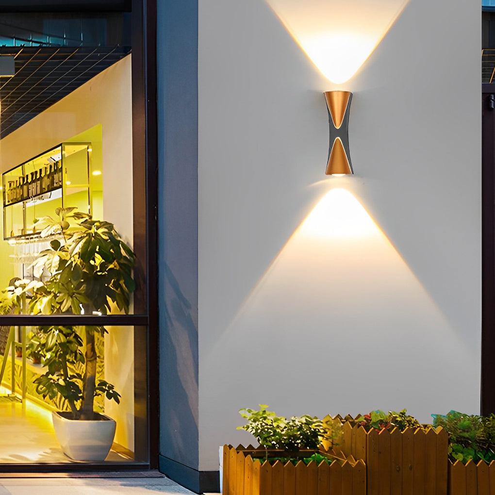 Creative Up and Down Lights LED Waterproof Modern Outdoor Wall Lamp | Kalsten