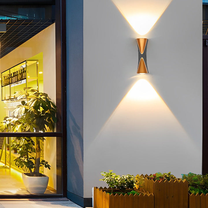 Creative Up and Down Lights LED Waterproof Modern Outdoor Wall Lamp | Kalsten