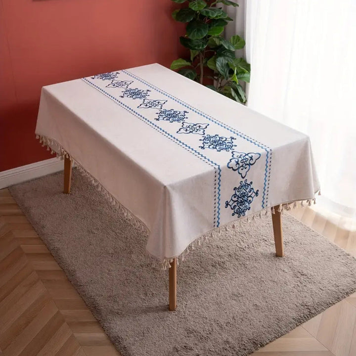 Kalsten | Sorella Luxe Embroidered Tablecloth