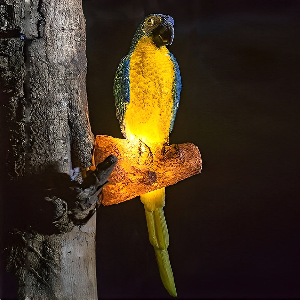 Resin Simulation Animal Parrot Shape 24V LED Waterproof Outdoor Lights | Kalsten