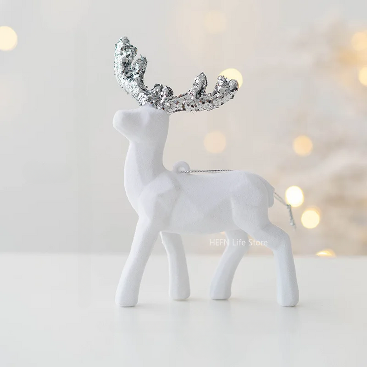 Sparkling Deer Ornament – Luxury Christmas Decoration for a Festive Atmosphere Kalsten