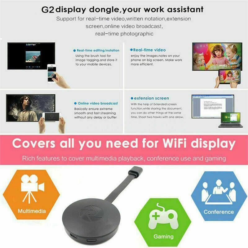 Portable Wireless HDMI 1080P Screen Receiver