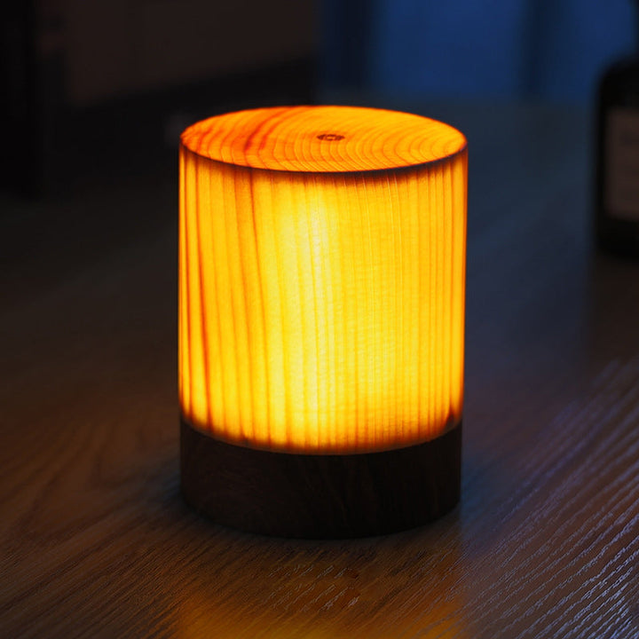 Stylish LED Table Lamp - WoodGlow | Kalsten