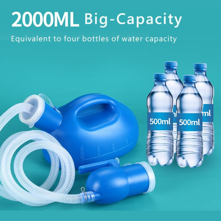 Portable urinal bottle – Reusable 2000ml | Kalsten