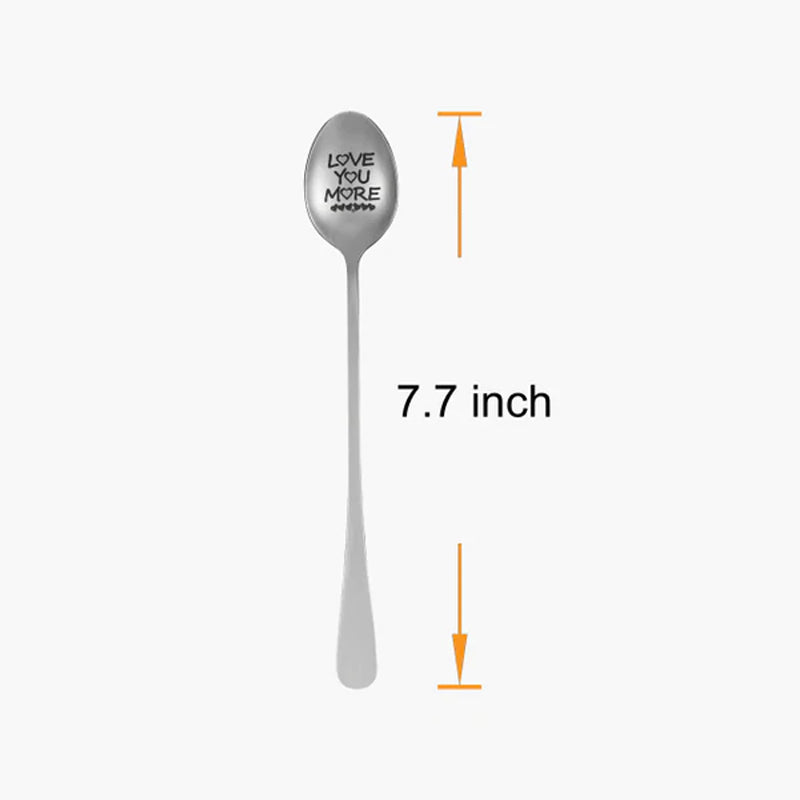 Kalsten | Love You More' Engraved Spoon