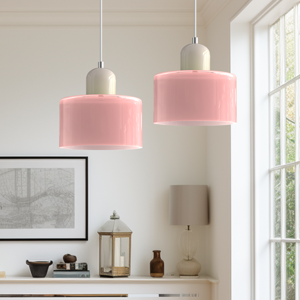 Modern Bauhaus Fresh Glass Pendant Light For Kitchen Island | Kalsten